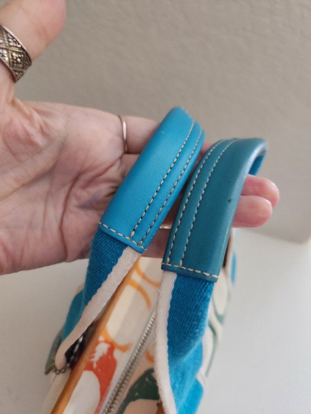 Coach Scribble Signature C's Mini Tote Bag - Picture 3 of 14